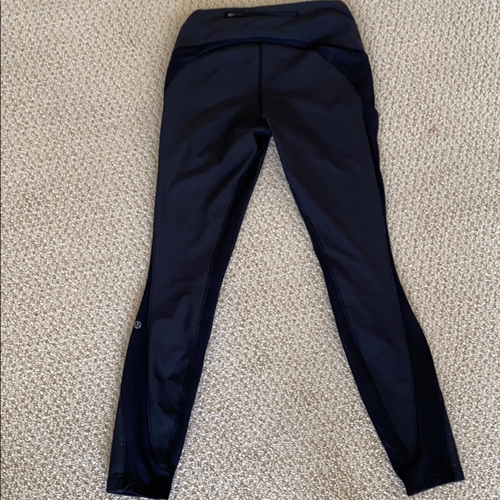 Fleece Lined Lululemon Leggings (Sleet Sprinter) - Picture 6 of 8